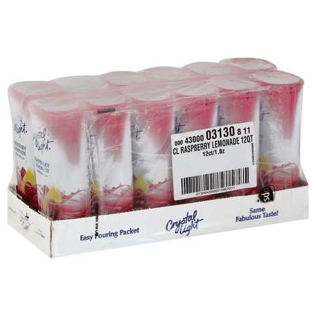 Crystal Light Crystal Light Lemonade Raspberry Beverage Mix 1.8 oz., PK12 00043000031308